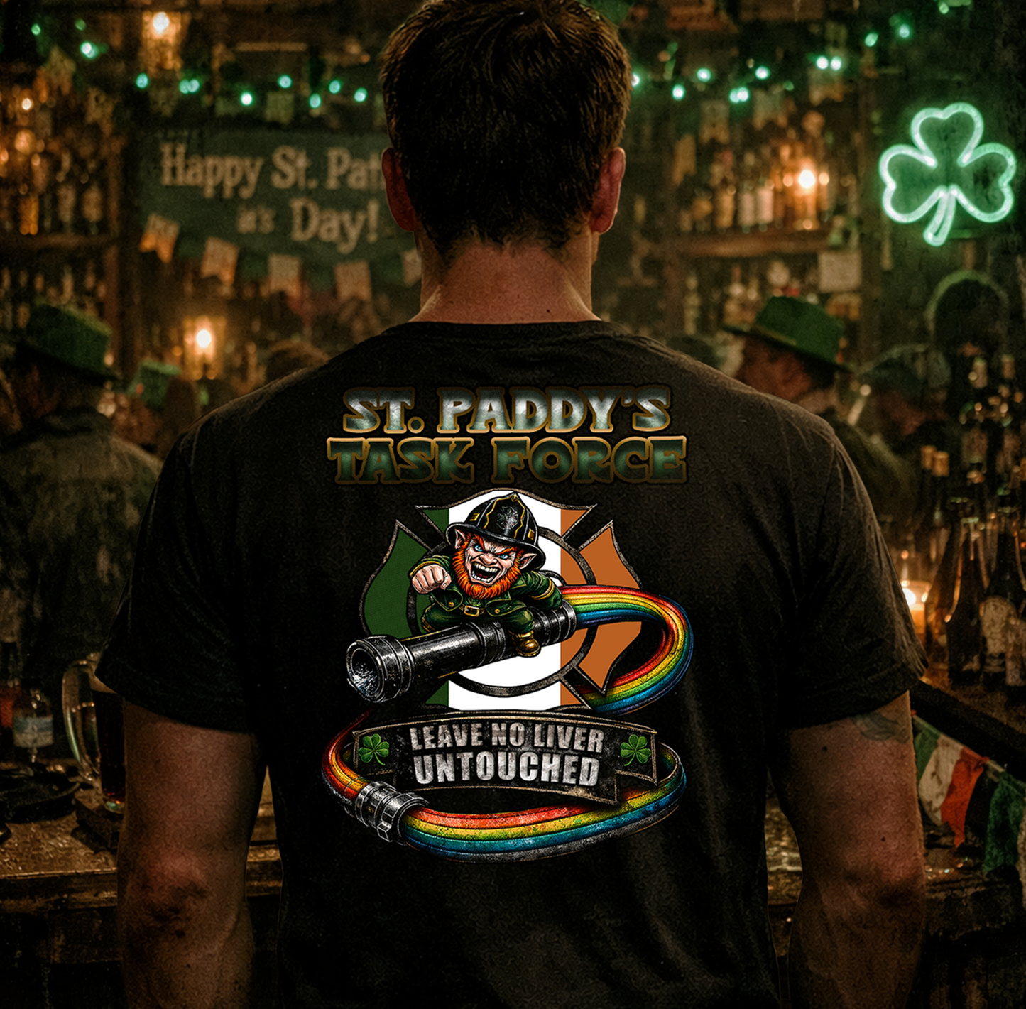 St. Paddy’s Firefighter Tee - Firehouse Humor Apparel
