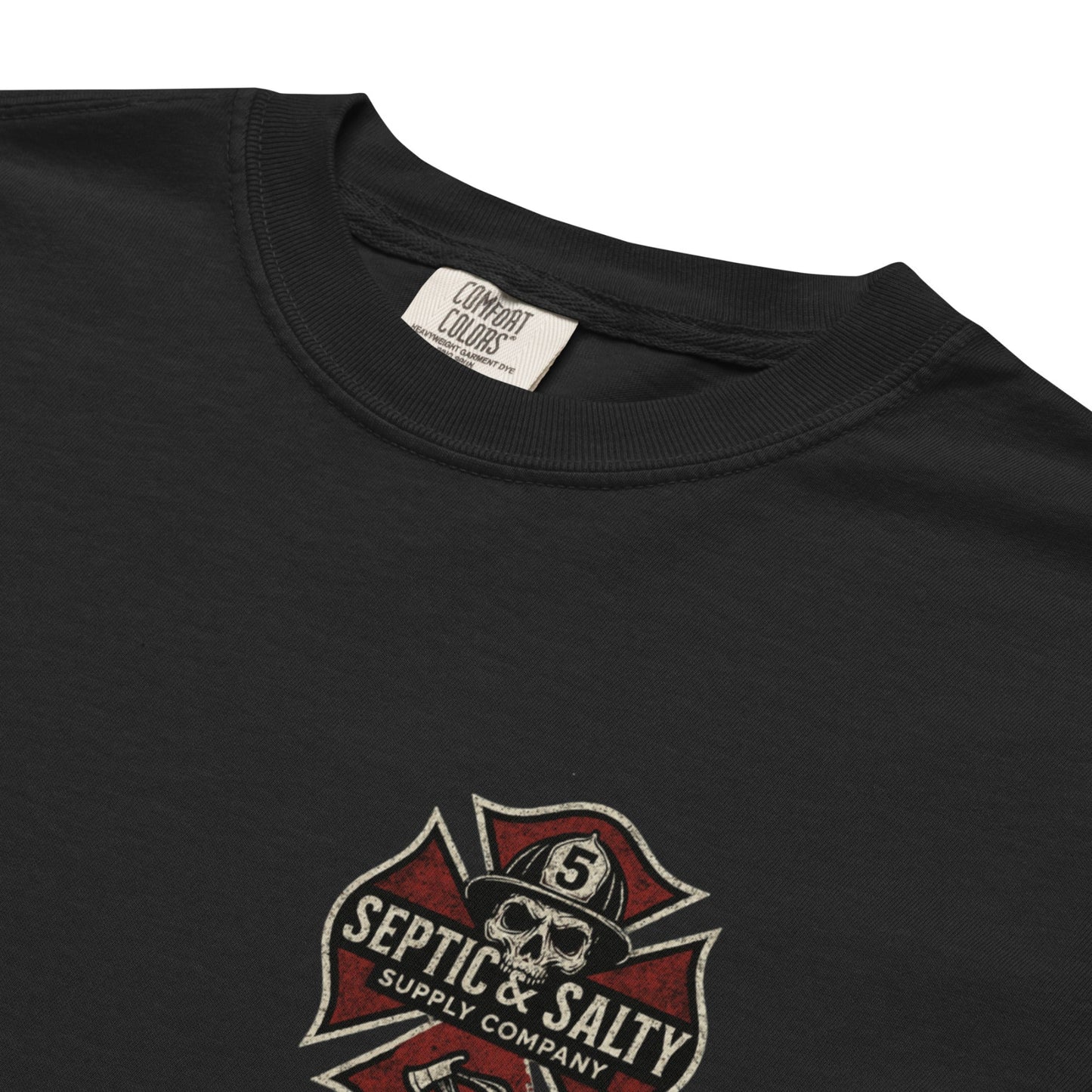 Septic & Salty 2nd Platoon Fireman shirt built for firefighters who run toward the flames.